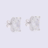 3.71 Carats Lab Grown Diamond 14K Gold Earrings