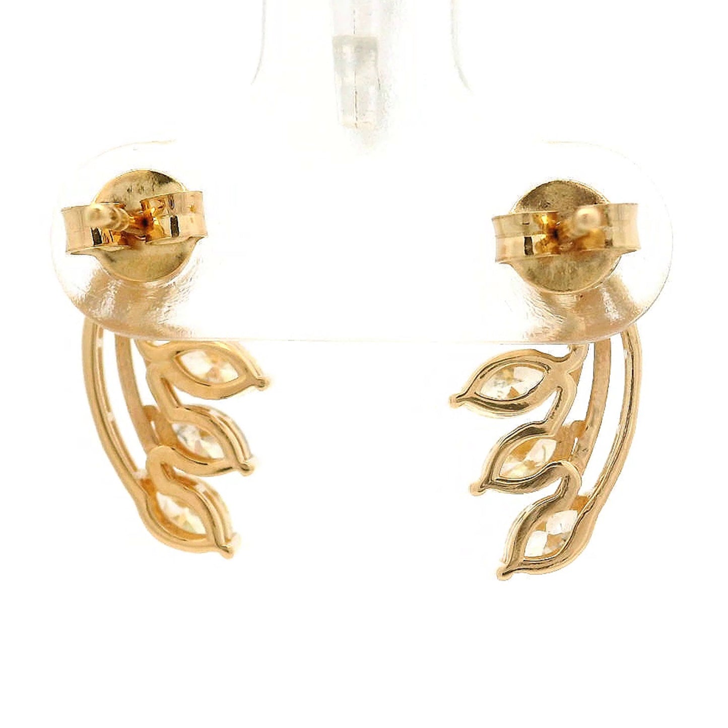 1.06 Ct Marquise Diamond 14K Gold Earrings