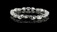 19.07 Carats Lab Grown Diamond 14K Gold Bracelet