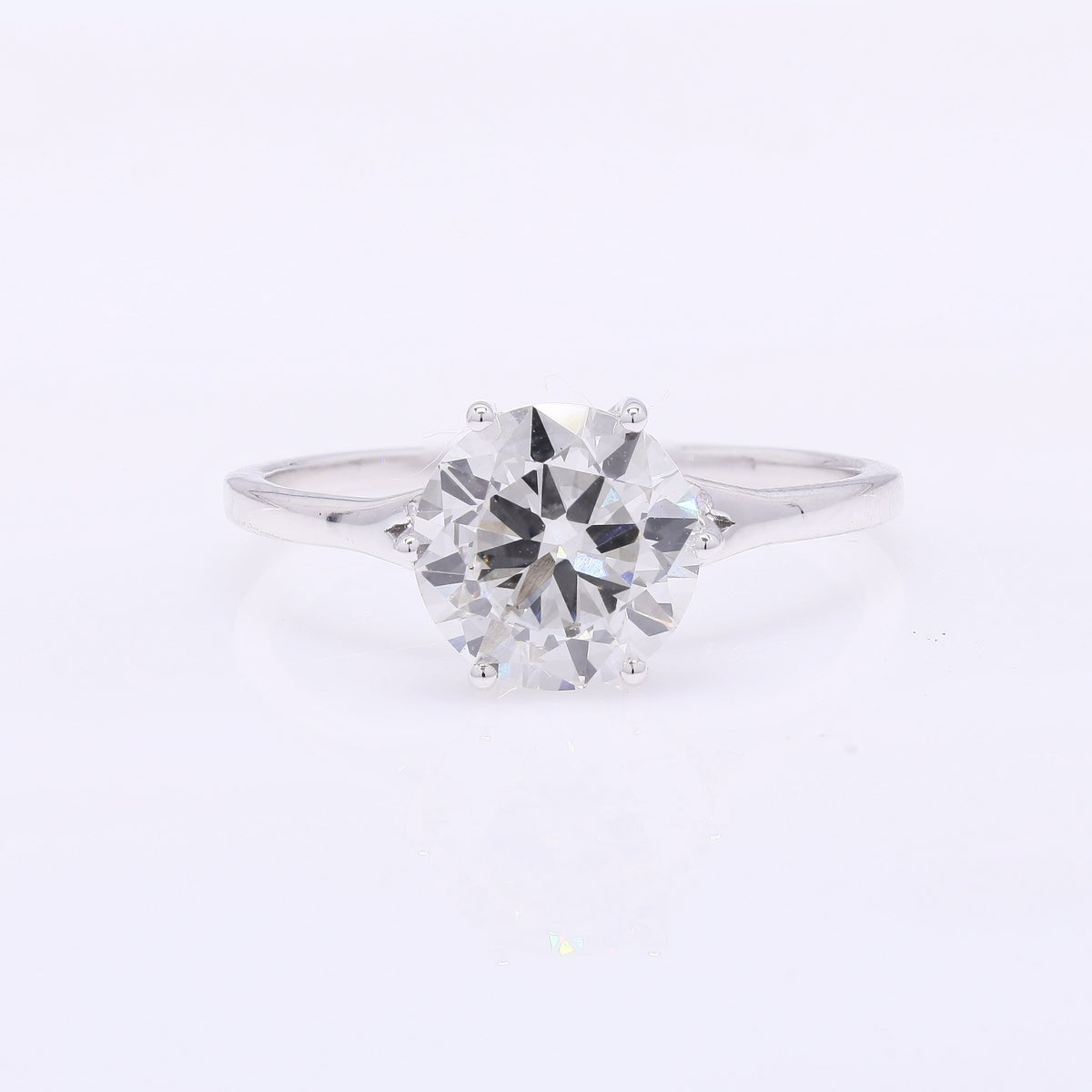 2.05 Carats Lab Grown Diamond 14K Gold Ring