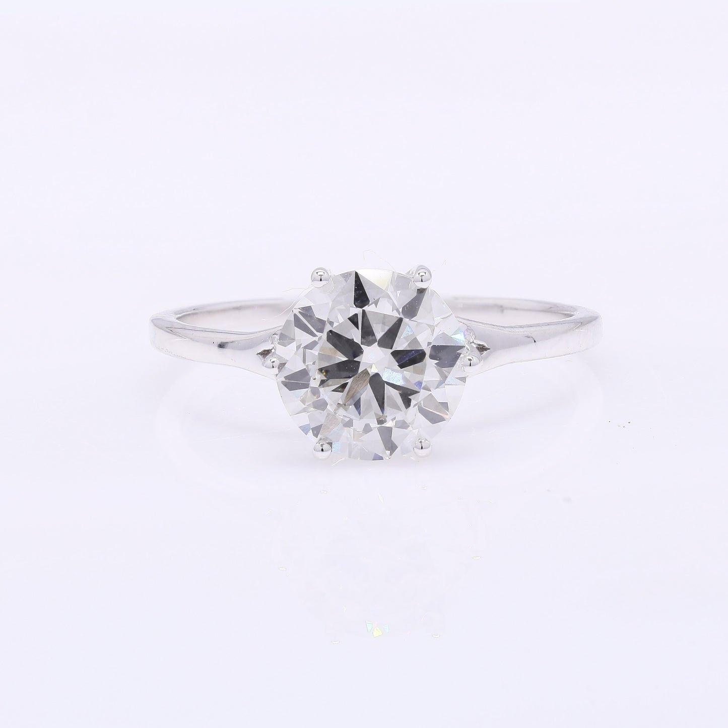 2.05 Carats Lab Grown Diamond 14K Gold Ring