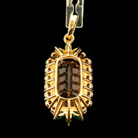 7.52 Ct Cushion Kunzite 14K Gold Pendant