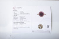 3.37 Ct Oval Mixed Cut Natural Corundum Ruby 14K Gold Ring
