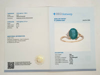 1.99 Ct Oval Natural Emerald 14K Gold Ring
