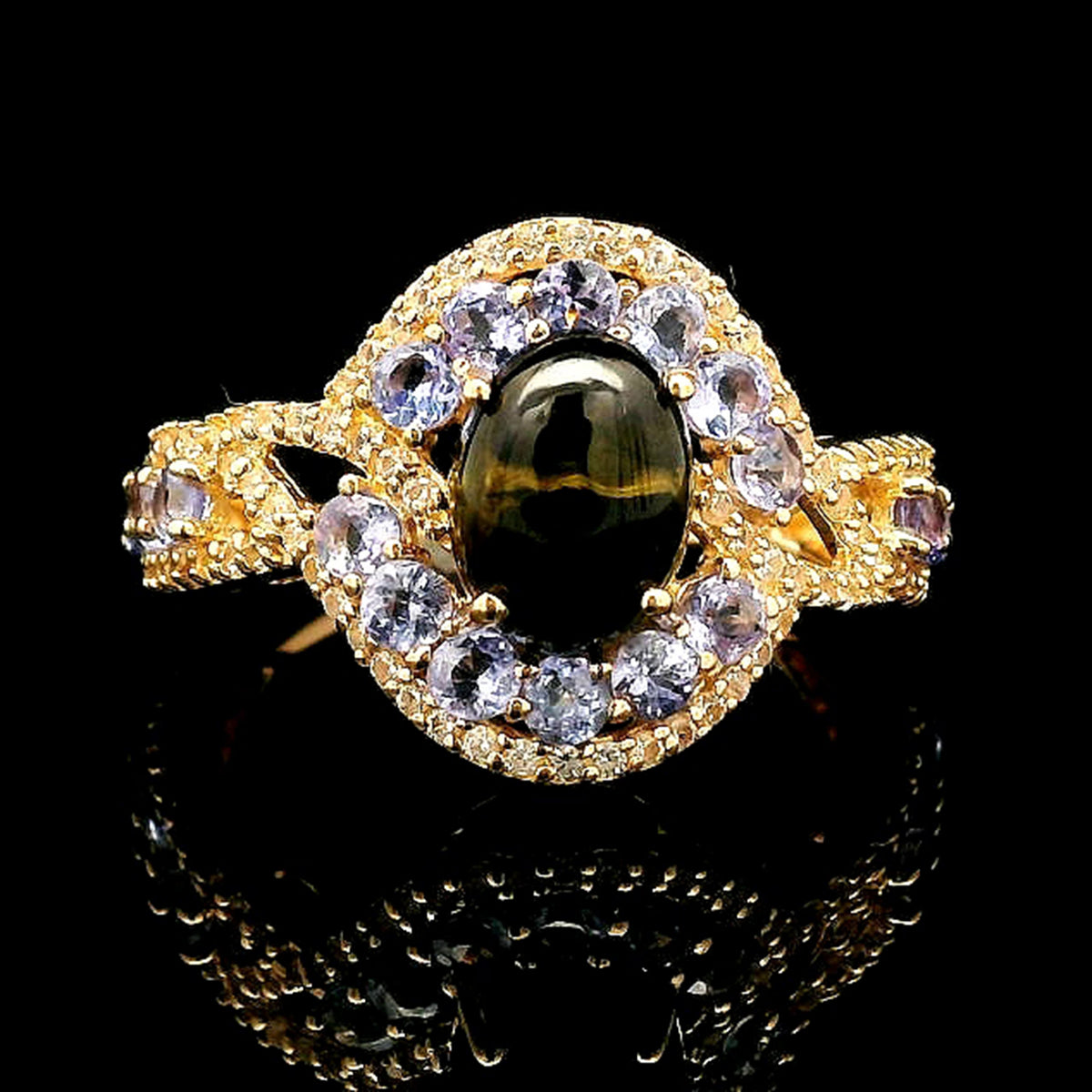 2.45 Ct Oval Tourmaline 14K Gold Ring