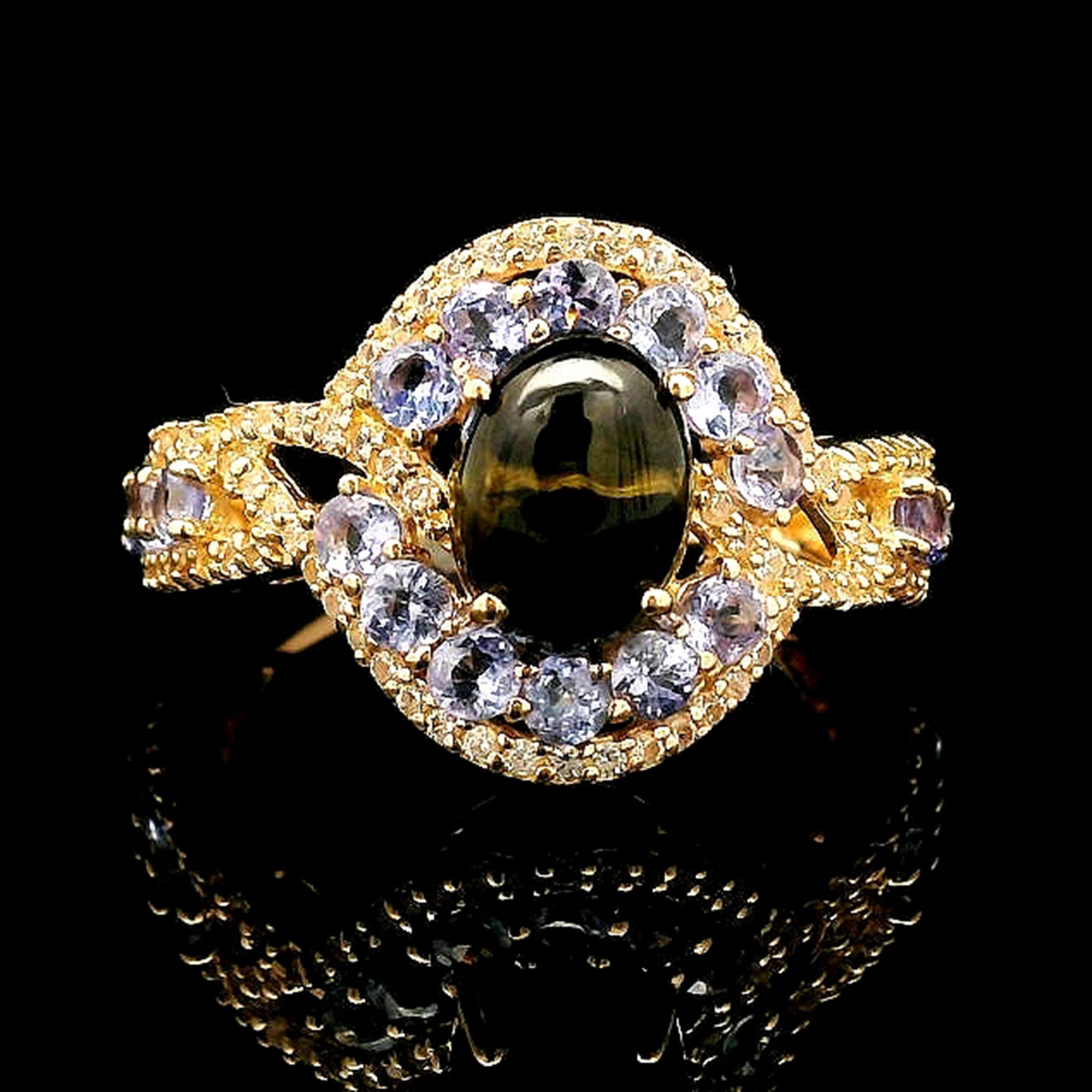 2.45 Ct Oval Tourmaline 14K Gold Ring