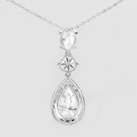 3.00 Carats Lab Grown Diamond 14K Gold Pendant