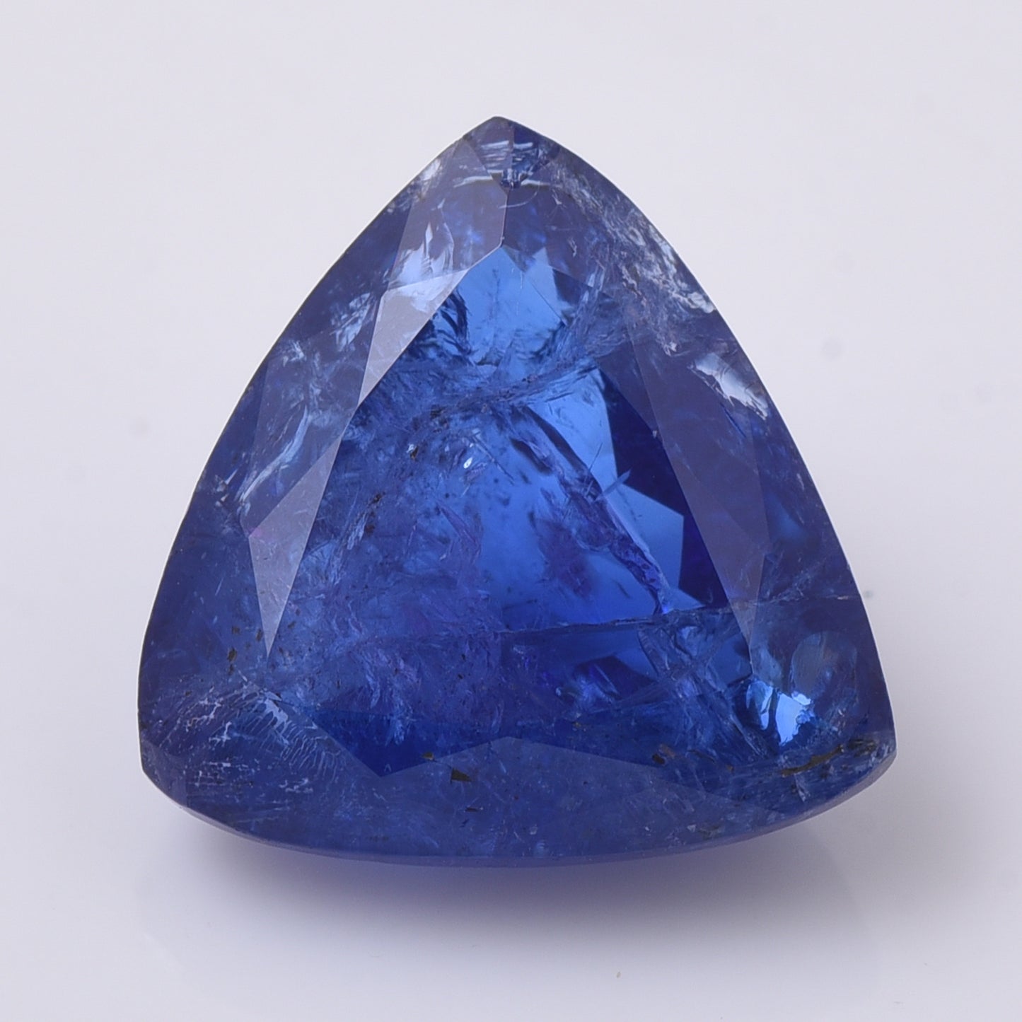9.44 Natural Zoisite Tanzanite Triangular Mixed Cut Gemstone