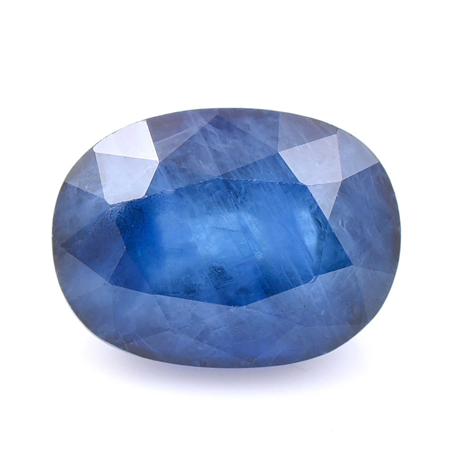 3.56 Natural Corundum Sapphire Rectangular Cushion Mixed Cut Gemstone