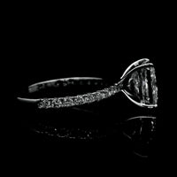 3.27 Carats Lab Grown Diamond 14K Gold Ring