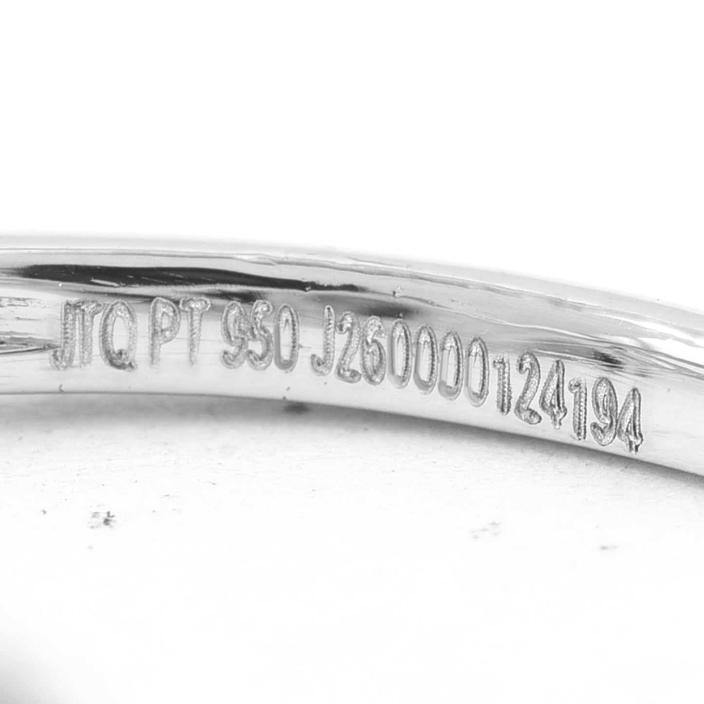 1.49 Ct Oval Natural Sapphire 950 Platinum Ring
