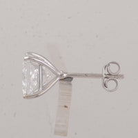 4.09 Carats Lab Grown Diamond 14K Gold Earrings