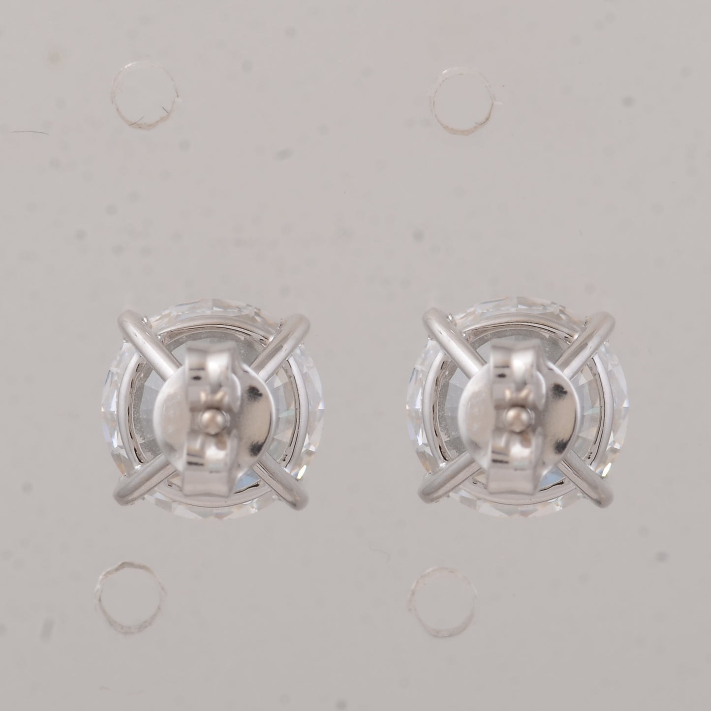4.06 Carats Lab Grown Diamond 14K Gold Earrings
