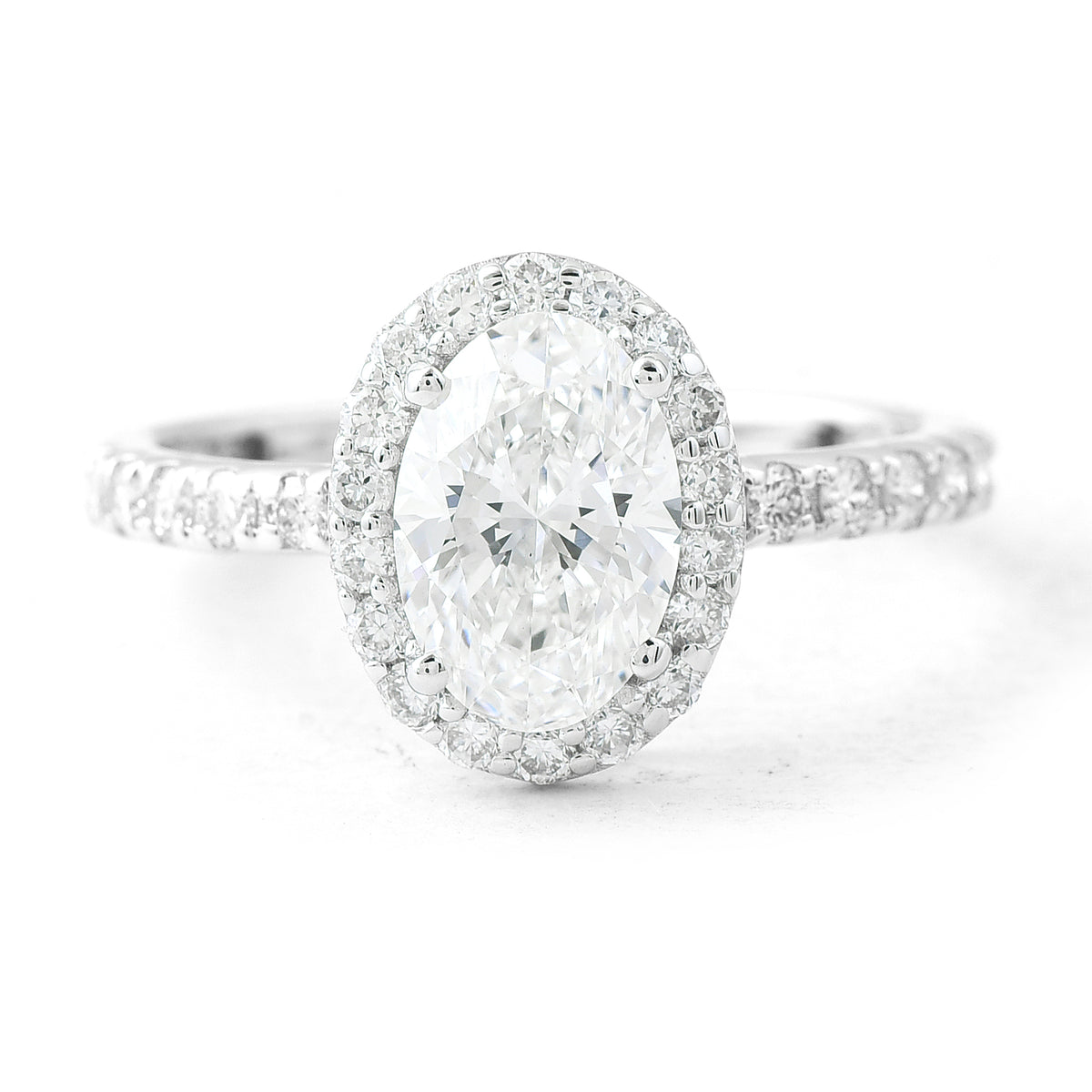 2.08 Carats Lab Grown Diamond 14K Gold Ring