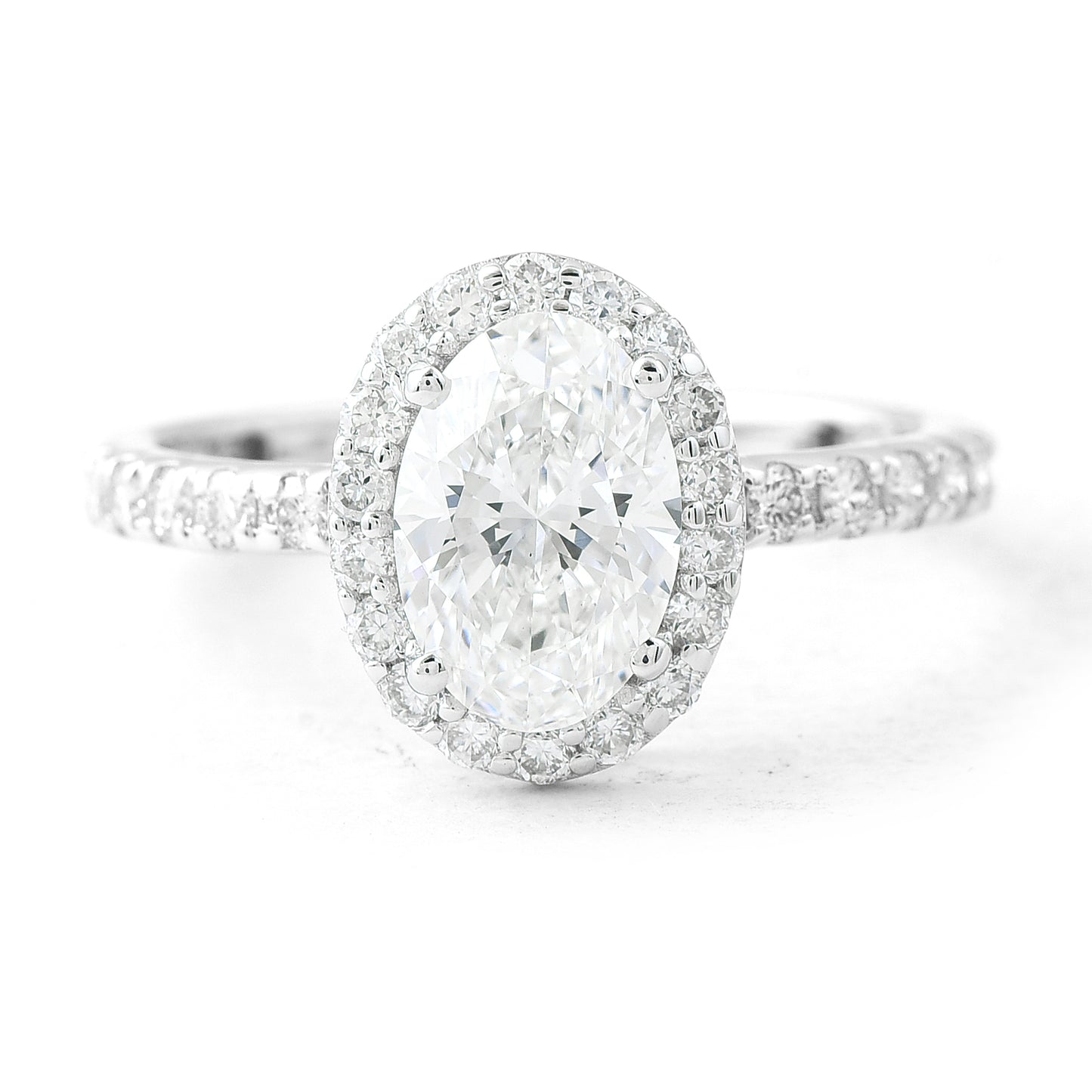 2.08 Carats Lab Grown Diamond 14K Gold Ring