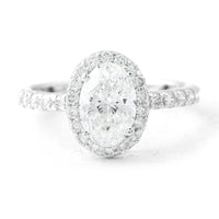 2.08 Carats Lab Grown Diamond 14K Gold Ring