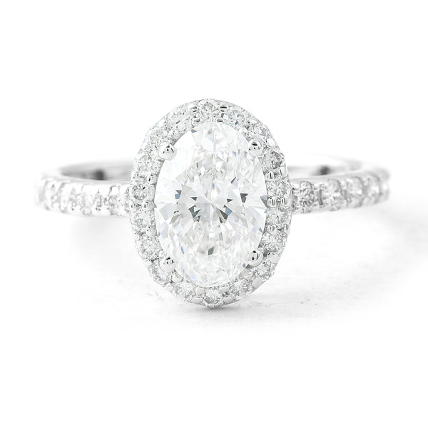 2.08 Carats Lab Grown Diamond 14K Gold Ring