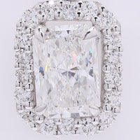 2.31 Carats Lab Grown Diamond 14K Gold Pendant