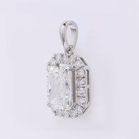 2.38 Carats Lab Grown Diamond 950 Platinum Pendant