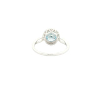 1.83 Carats Blue Lab Grown Diamond 14K Gold Ring