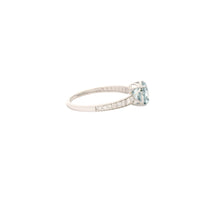 1.74 Carats Blue Lab Grown Diamond 14K Gold Ring