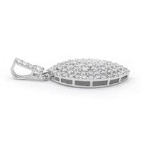 1.96 Carats Lab Grown Diamond 14K Gold Pendant