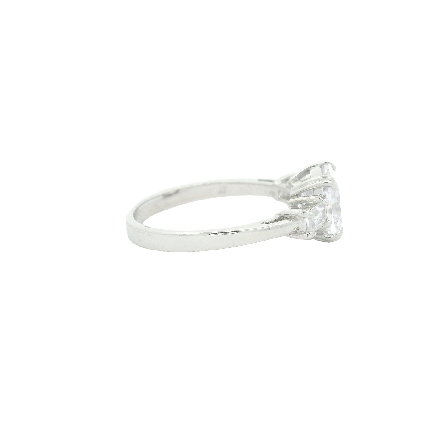 4.17 Ct Cubic Zirconia 925 Sterling Silver Ring