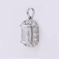 2.51 Carats Lab Grown Diamond 950 Platinum Pendant