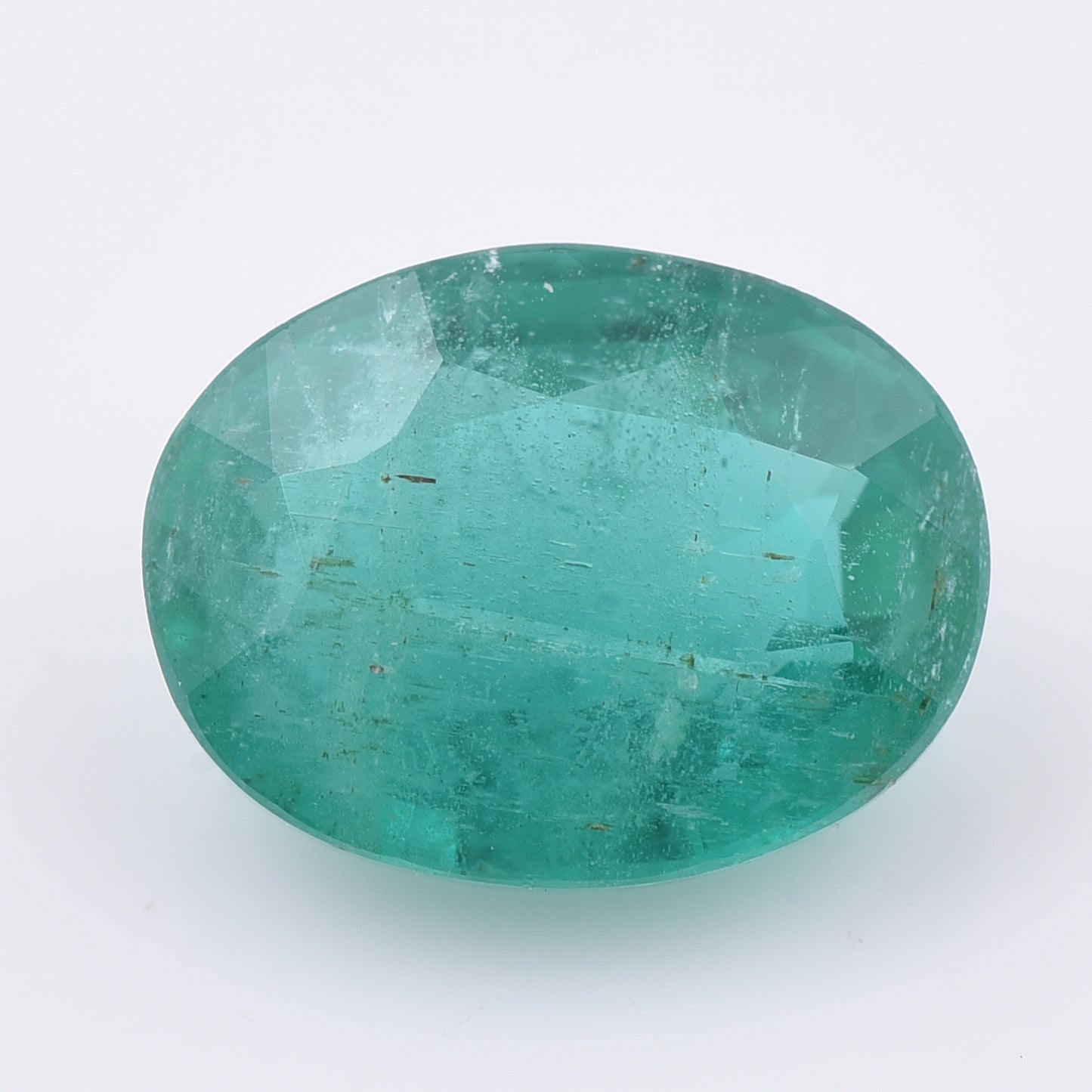 2.63 Natural Beryl Emerald Oval Mixed Cut Gemstone