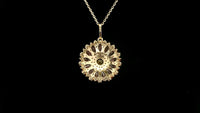 2.26 Ct Round Tourmaline 14K Gold Pendant