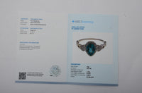 1.06 Ct Pear Mixed Cut Natural Emerald 14K Gold Ring