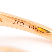4.38 Ct Oval Mixed Cut Natural Bi Coloured Sapphire 14K Gold Ring