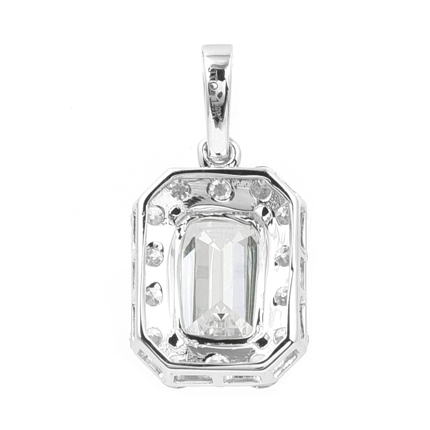 2.50 Carats Lab Grown Diamond 14K Gold Pendant