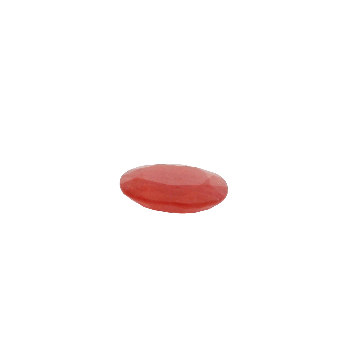 4.56 Orange Sapphire Oval Gemstone