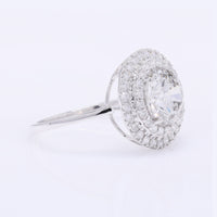 2.56 Carats Lab Grown Diamond 14K Gold Ring