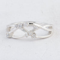 0.31 Ct Round Cubic Zirconia 925 Sterling Silver Ring