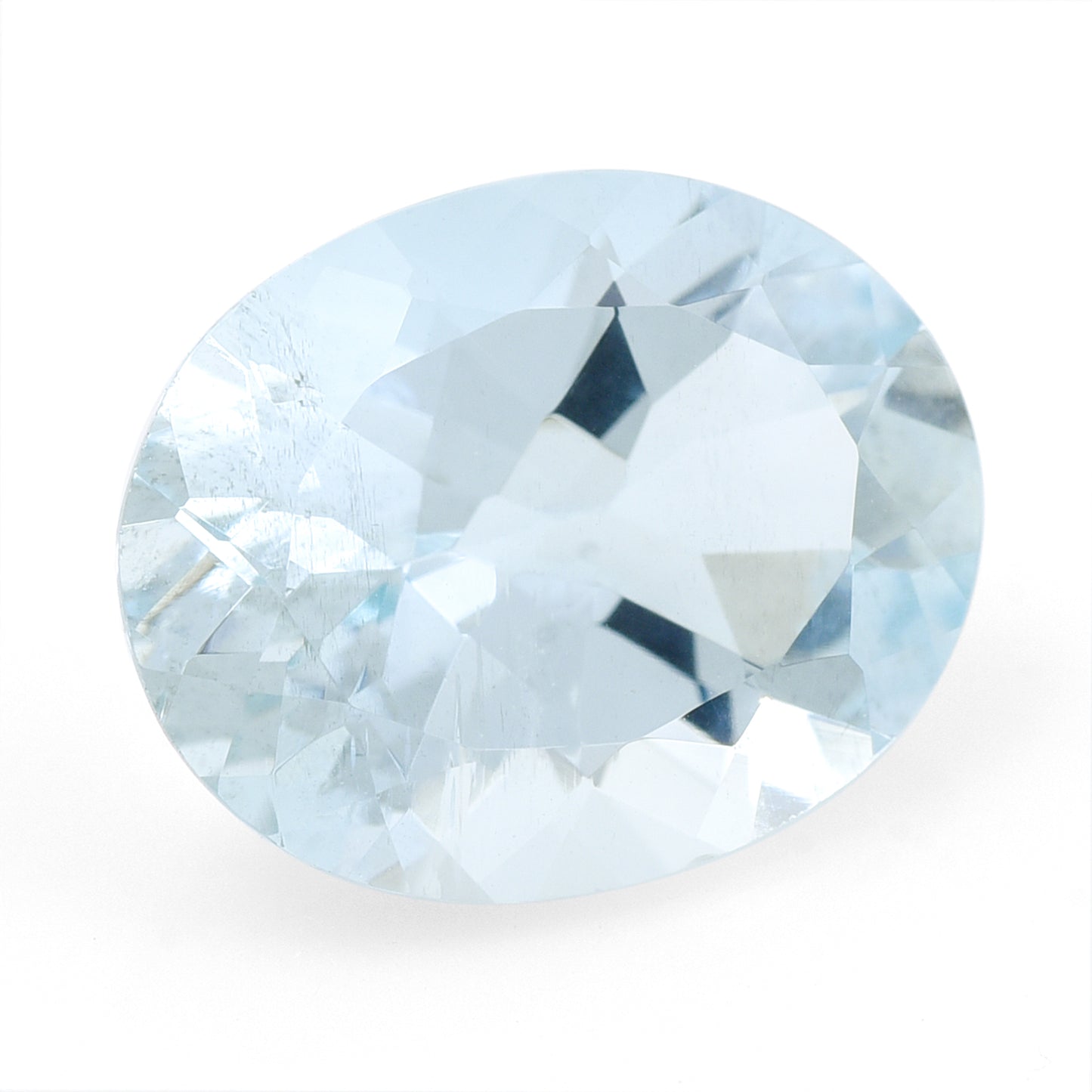 4.1 Natural Beryl Aquamarine Oval Mixed Cut Gemstone