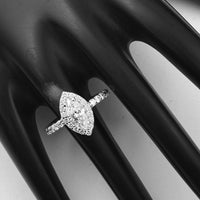 2.00 Carats Lab Grown Diamond 14K Gold Ring