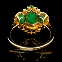 2.81 Ct Oval Emerald 14K Gold Ring