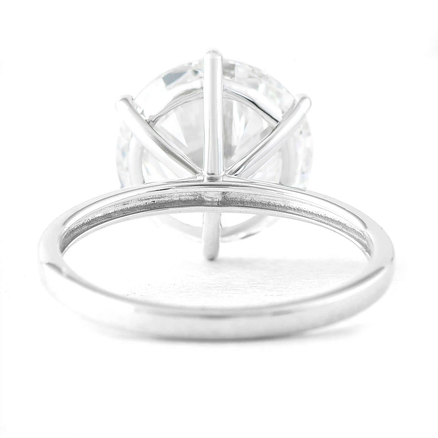 6.08 Carats Lab Grown Diamond 14K Gold Ring