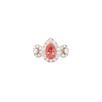 1.83 Carats Pink Lab Grown Diamond 14K Gold Ring