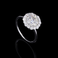 2.62 Carats Lab Grown Diamond 14K Gold Ring