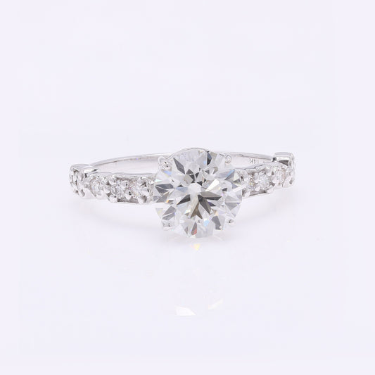 2.25 Carats Lab Grown Diamond 14K Gold Ring