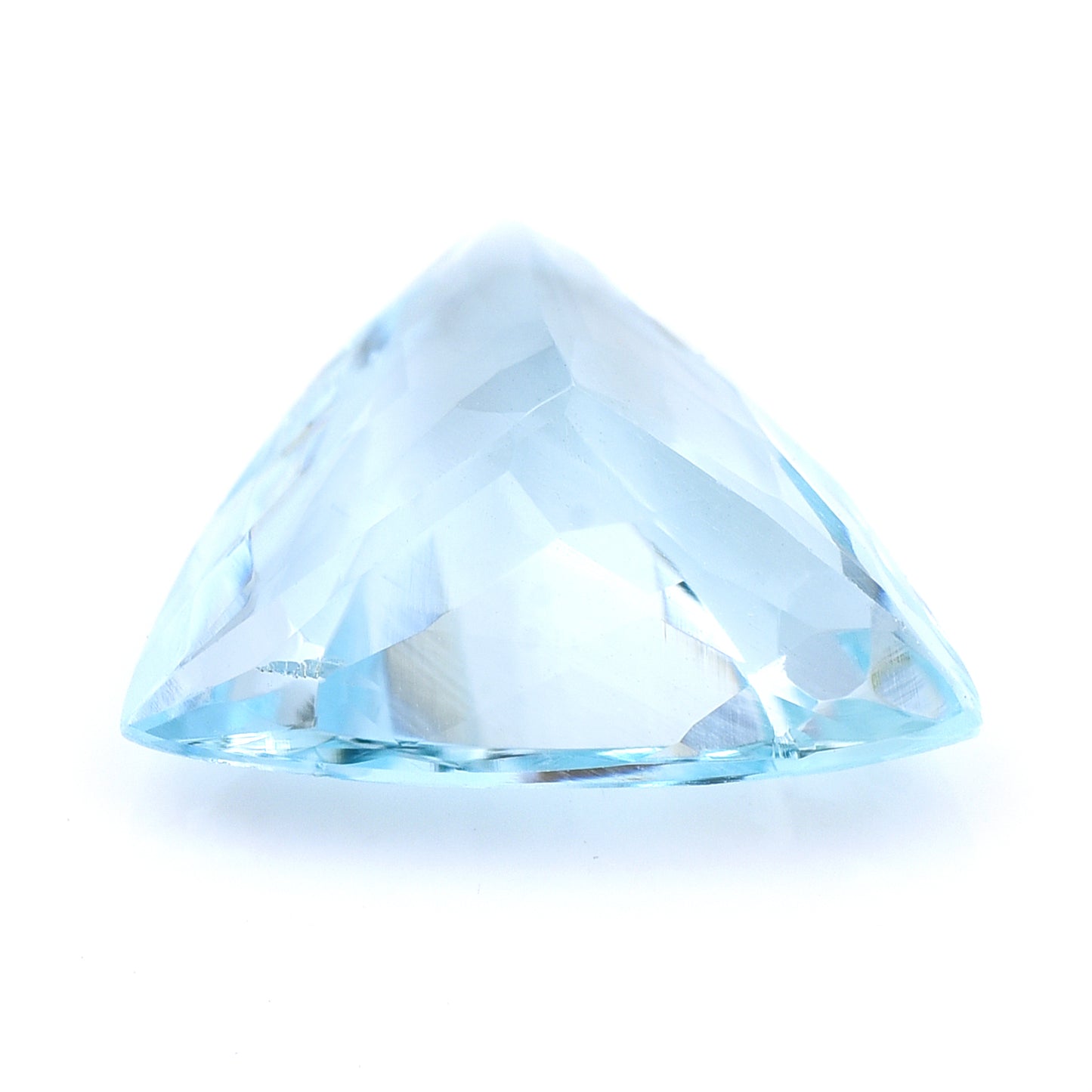 4.45 Natural Beryl Aquamarine Triangular Mixed Cut Gemstone