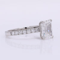 2.29 Carats Lab Grown Diamond 950 Platinum Ring