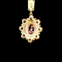 2.45 Ct Oval Tourmaline 14K Gold Pendant