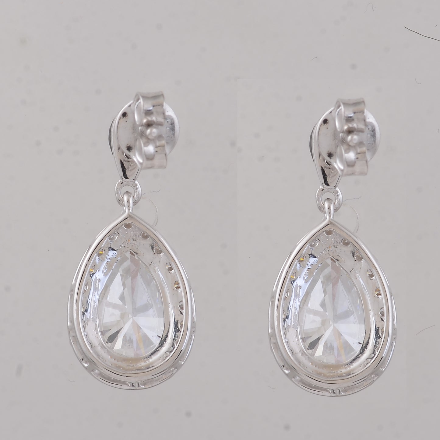 2.58 Carats Lab Grown Diamond 14K Gold Earrings