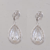 2.58 Carats Lab Grown Diamond 14K Gold Earrings
