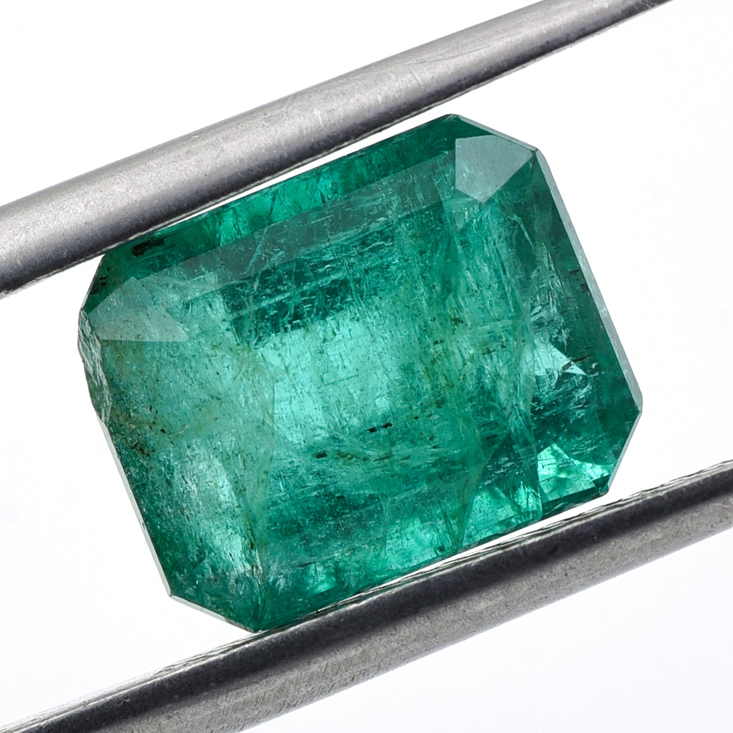 3.87 Natural Beryl Emerald Emerald Cut Gemstone