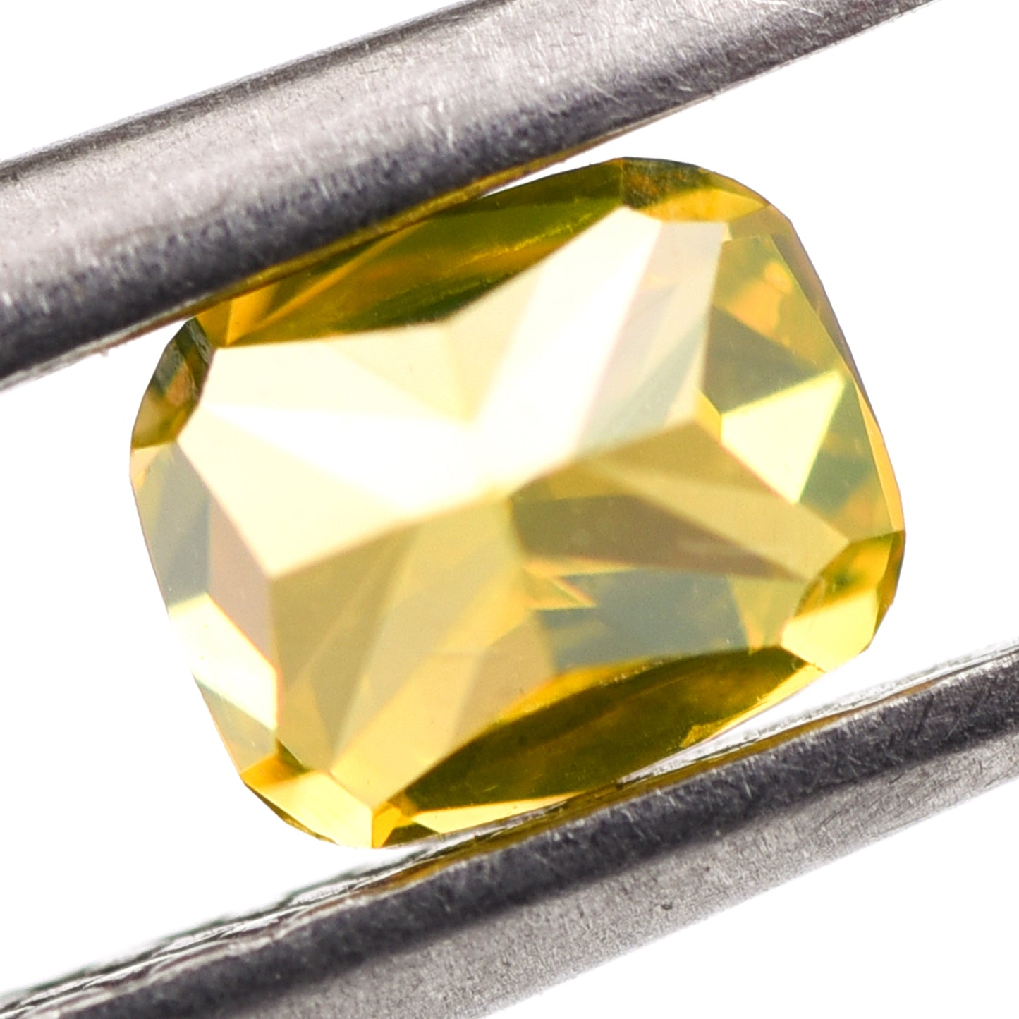 0.41 Yellow Diamond Cushion Loose Diamond